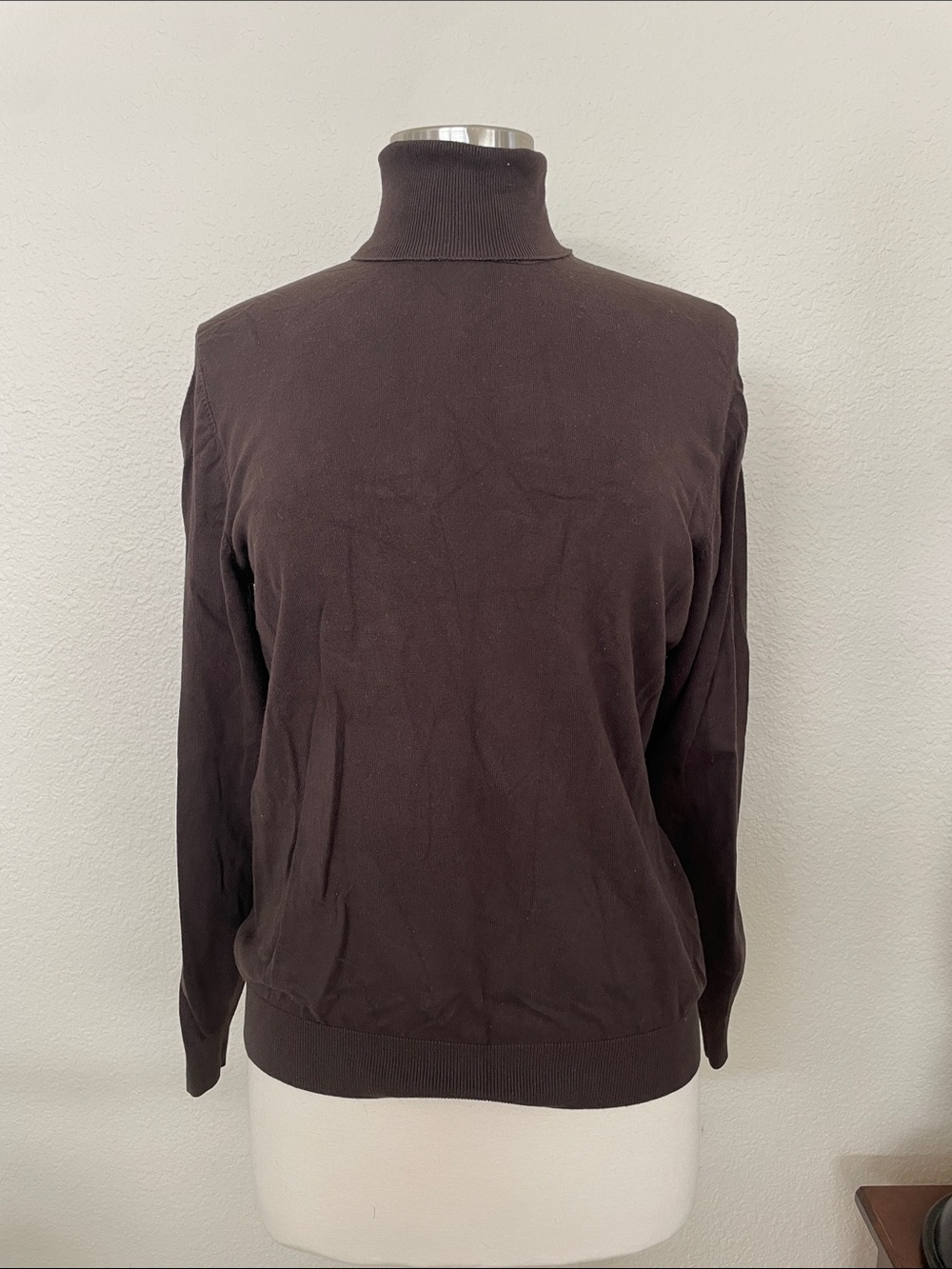 Zara Dark Brown Rollneck Sweater